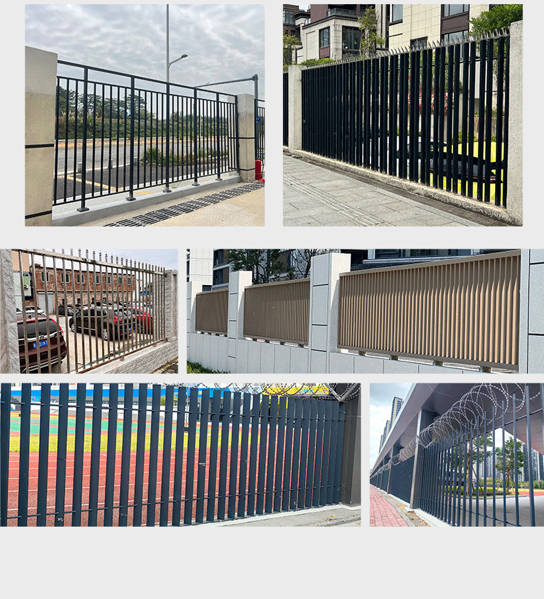 铁艺护栏工厂佛山小区围墙护栏厂家直销 (11).gif