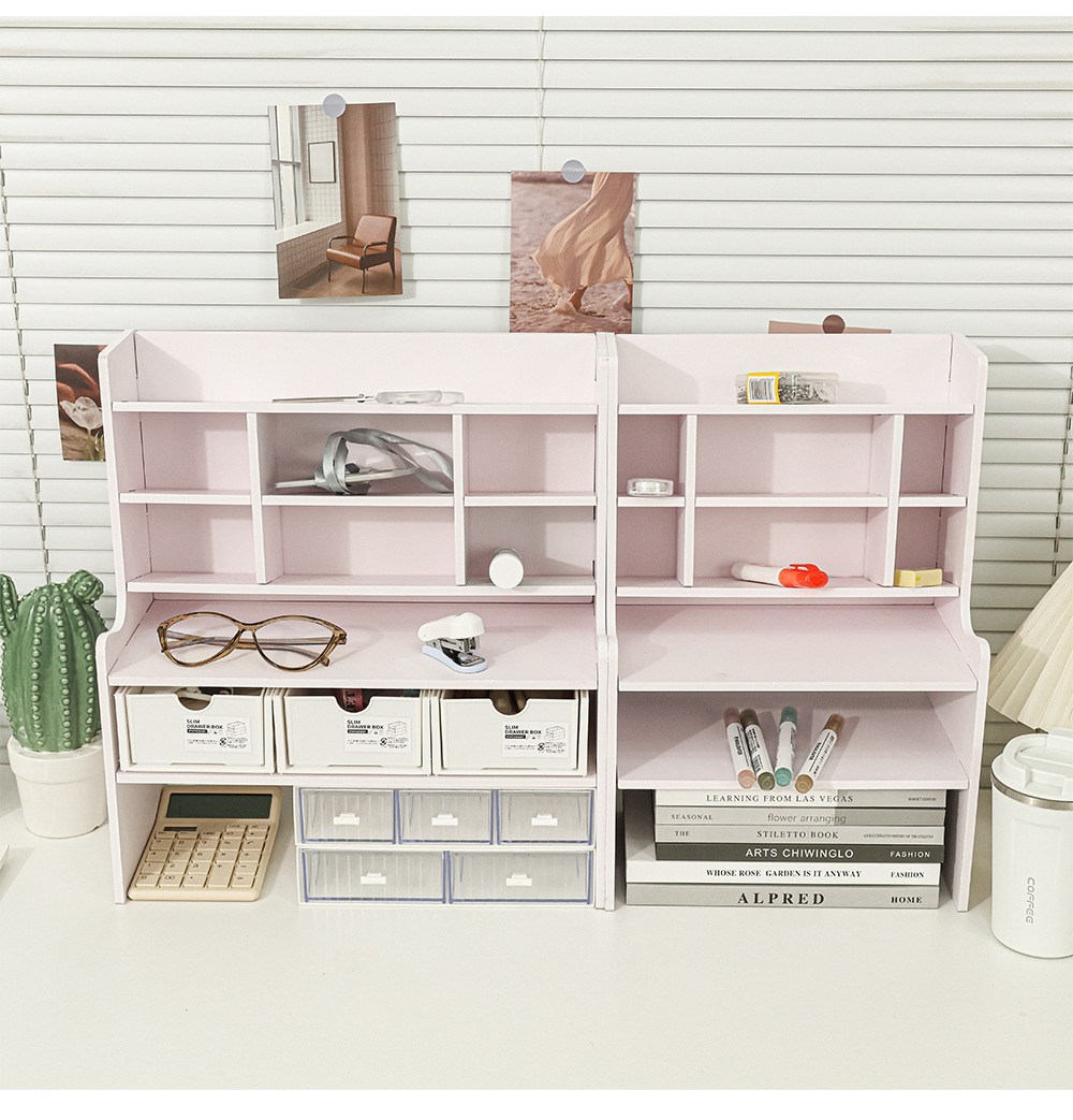 桌面格子文具架2