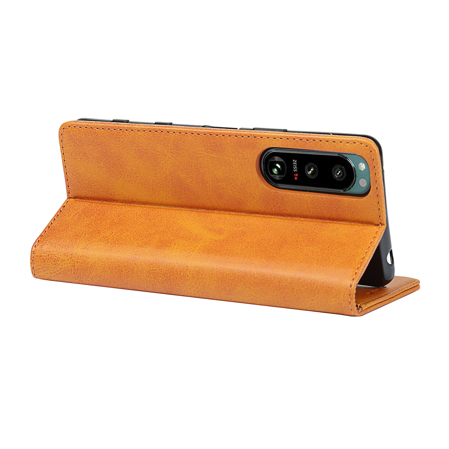 索尼 Xperia 5 III 小牛纹强磁皮套