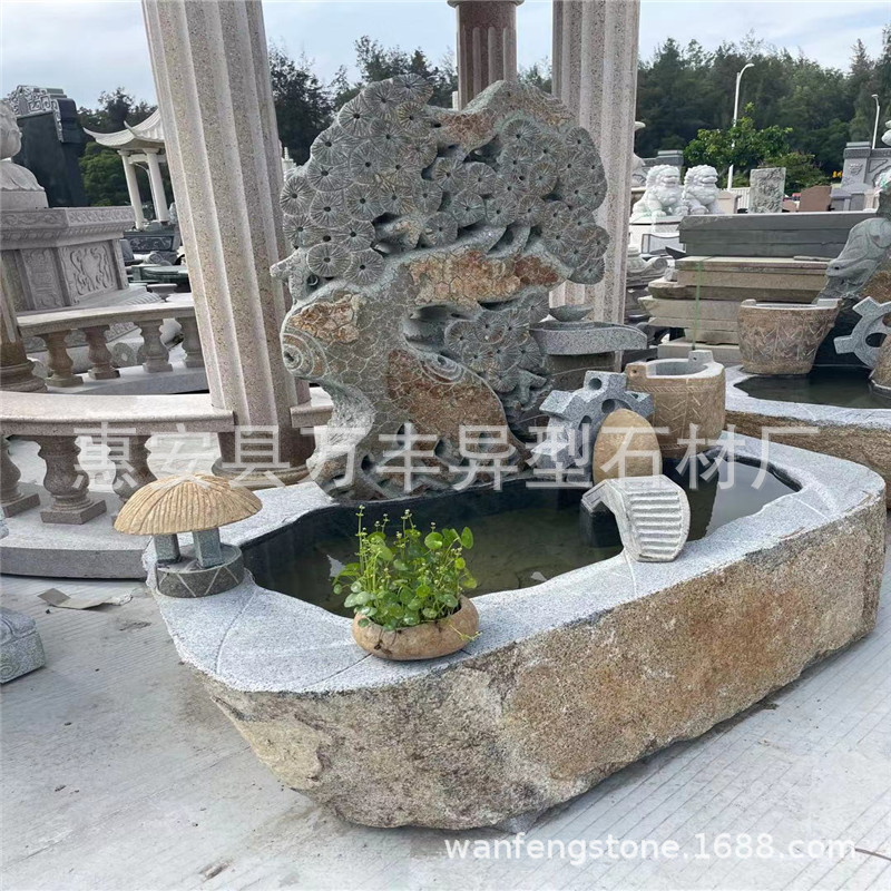 流水池，喷水池