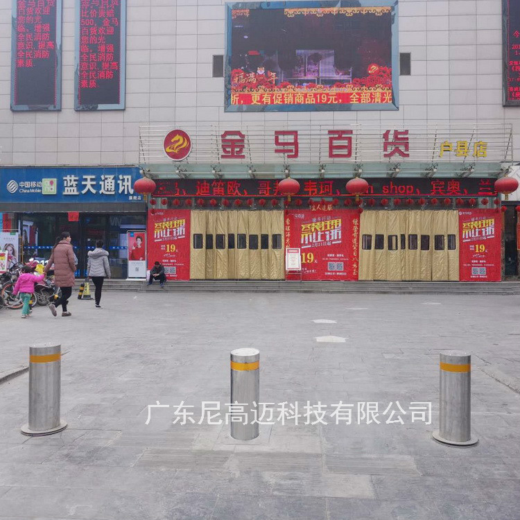 西安金马百货广场-自动移动升降柱L