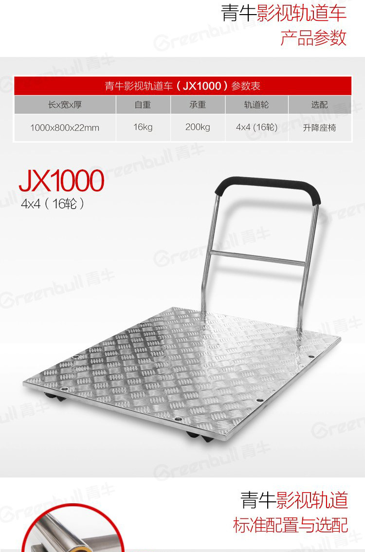 青牛影视轨道车 JX1000