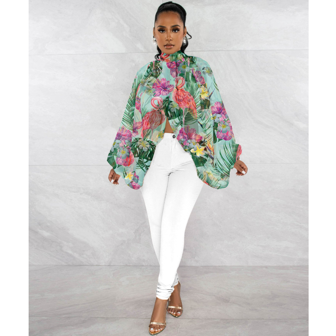 6690 绿底火烈鸟模特图3.jpg