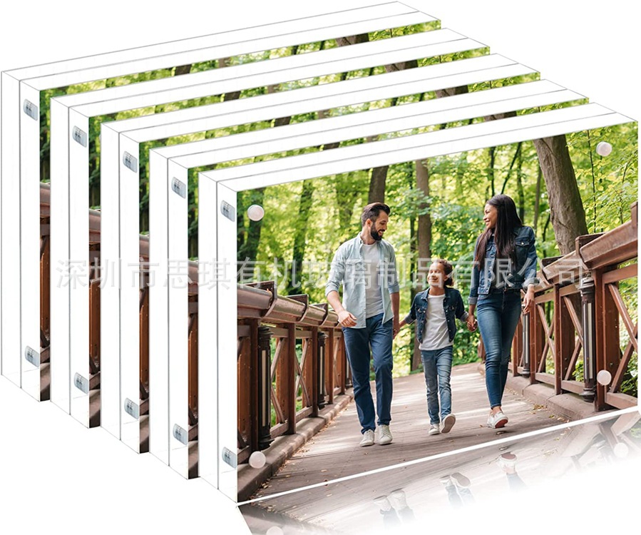 源头实力工厂现货供应平台热销亚克力强磁相框