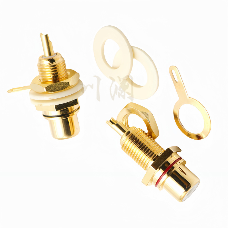 RCA母座带螺母垫片1