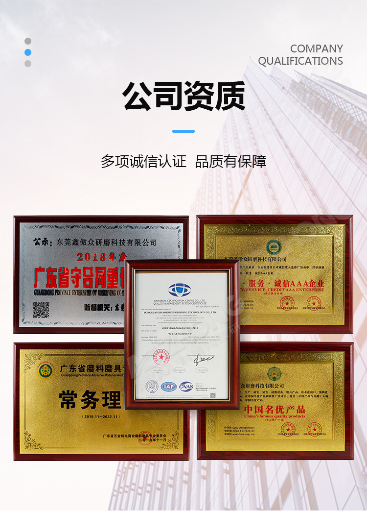 傲众背绒白砂纸详情图