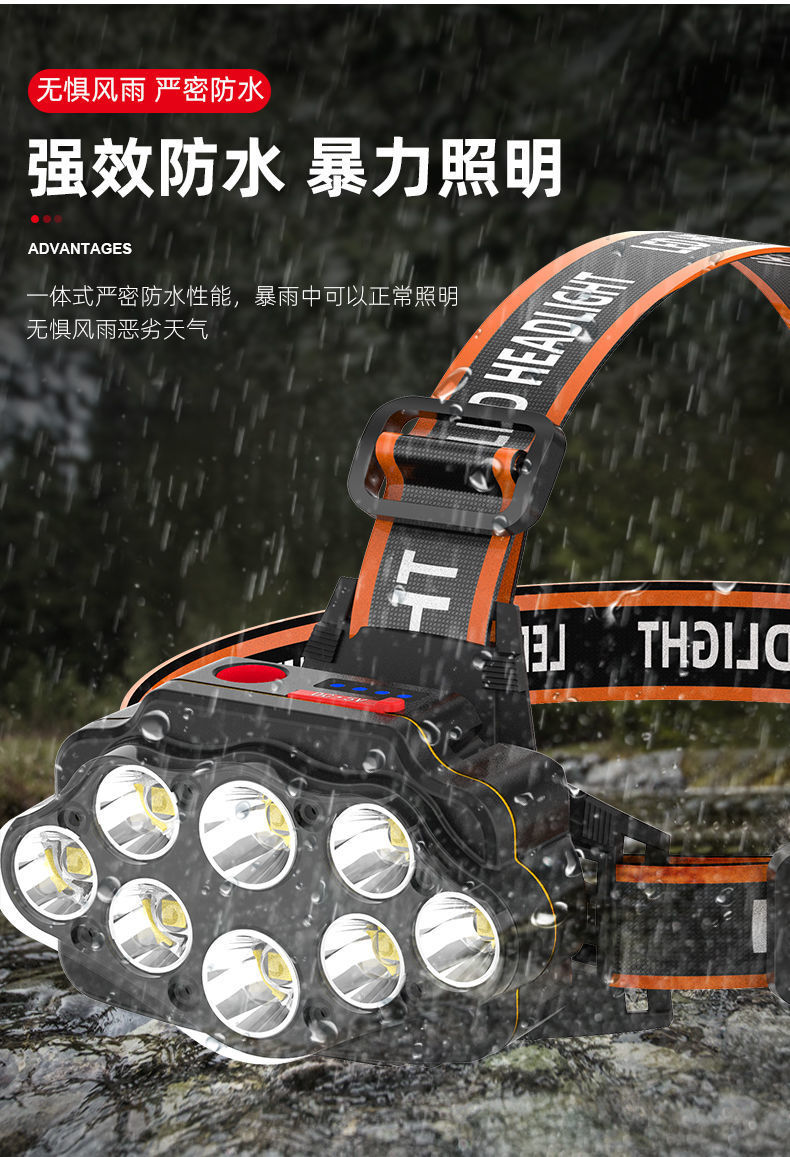 智能电显迷你超亮电筒