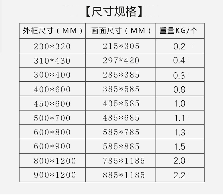 磁吸海报框