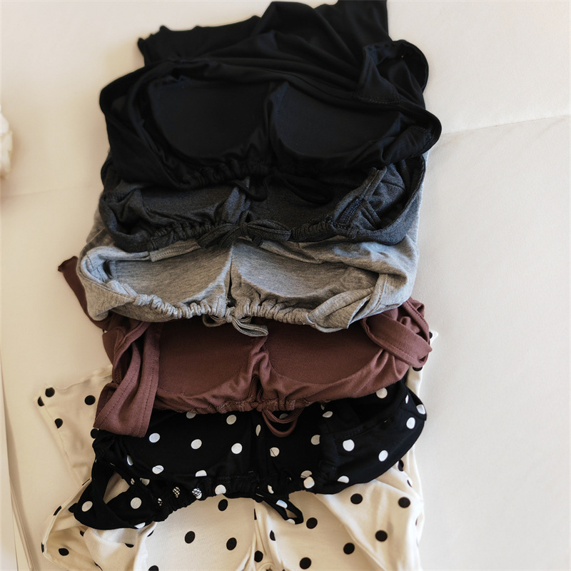 8394.2#波点黑背心+黑短裤1 (1)