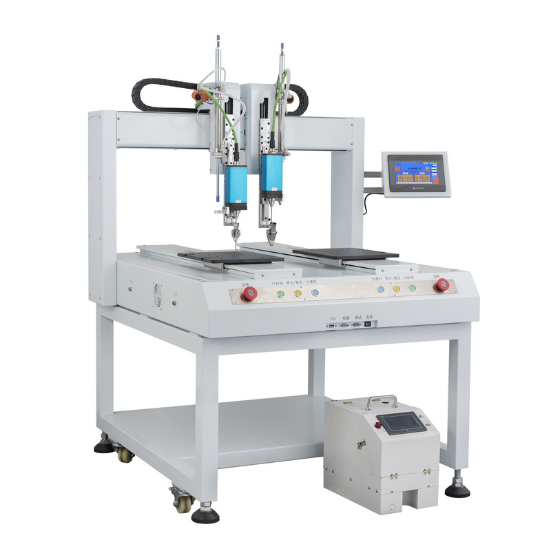 17、六轴单边双头吹气式自动锁螺丝机Screw-320E-6