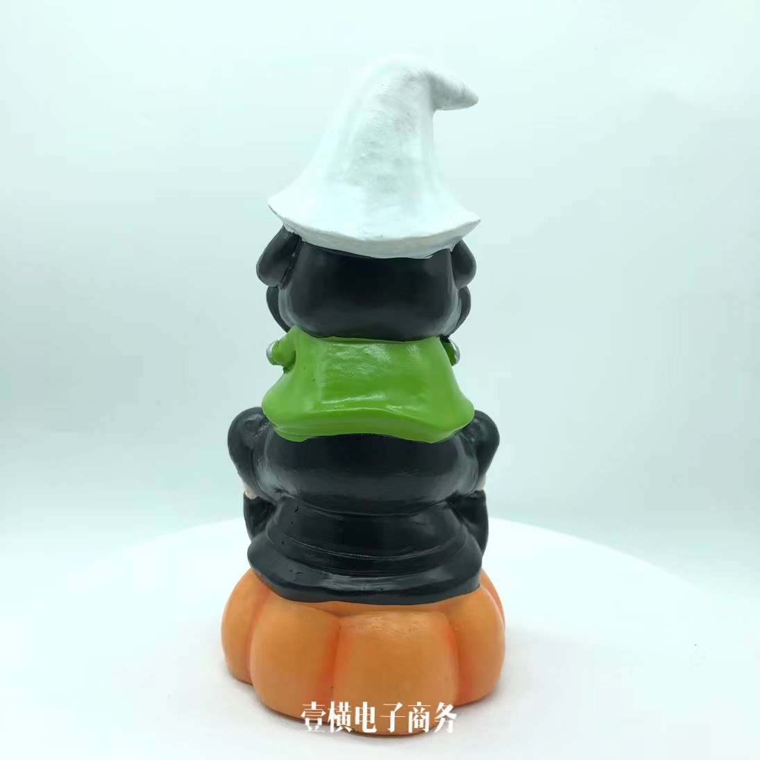 叠罗汉三个堆叠万圣节侏儒雕像摆件