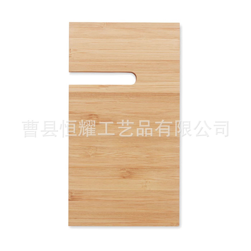 竹制手机支架方形便利贴回形针收纳托盘办公室桌面整理盘定制lo