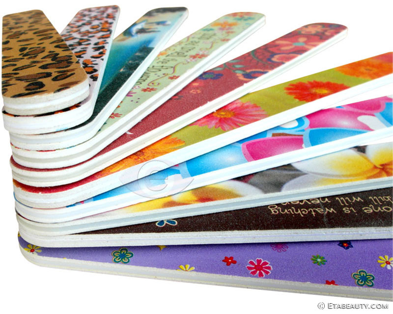 美甲工具修型搓条双面定制磨砂条美甲海绵胶板抛光条