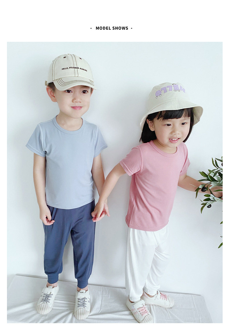 宝宝短袖纯色T恤_08