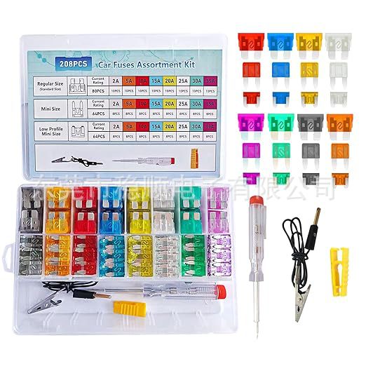 K3 208PCS 汽车保险丝组合套件