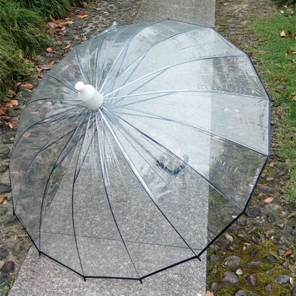 16骨防水套透明伞2