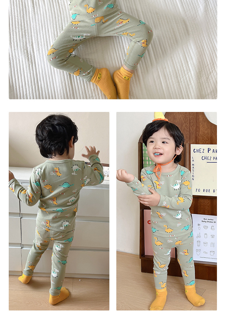 绿底黄白恐龙_02