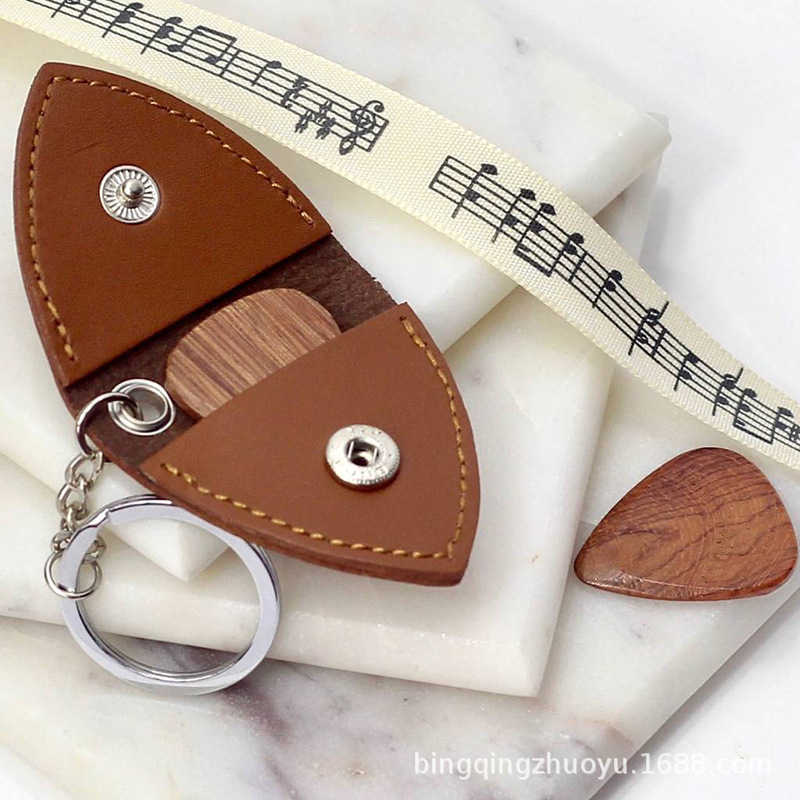 个性化皮革摇滚吉他拨片架，3 of 8.jpg