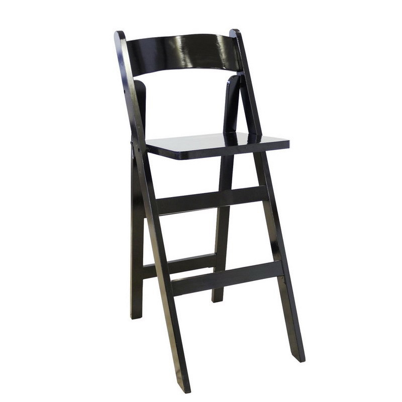 Wood Folding Barstool 09F
