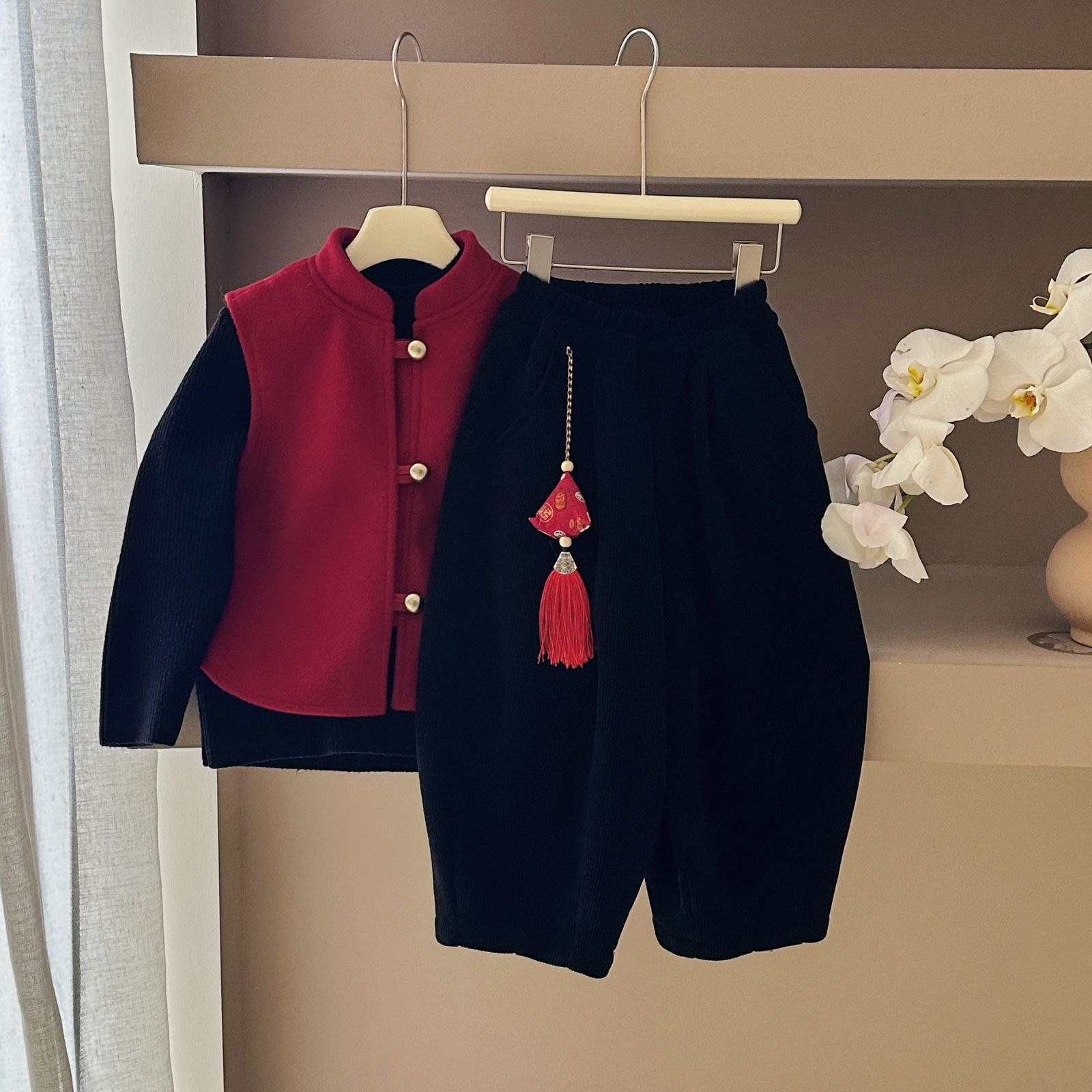 冬季新中式立领马甲52165