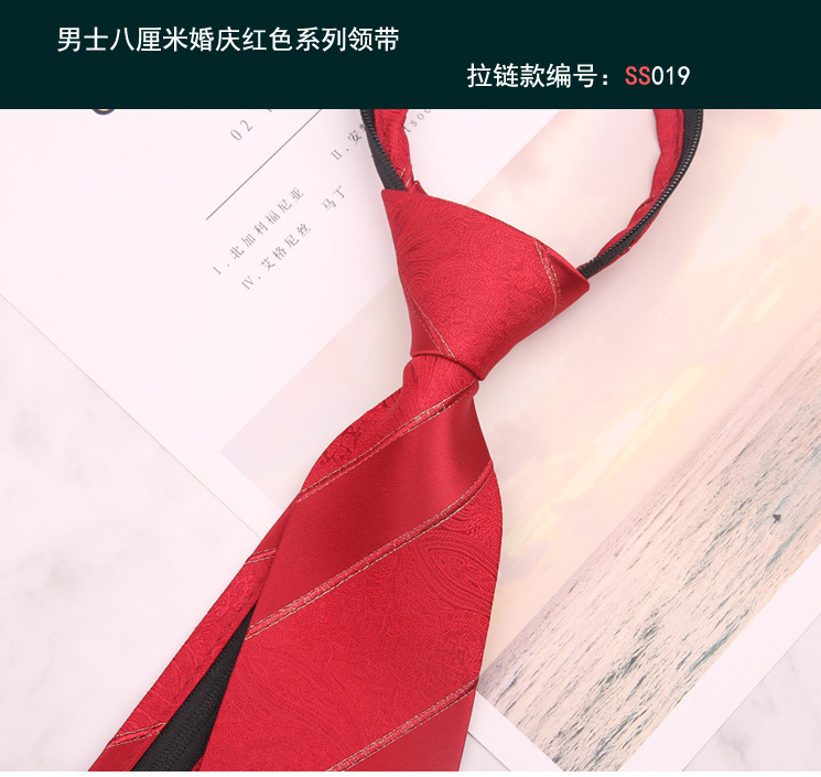 拉链领带019