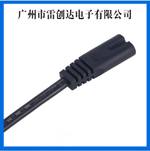 美规二插转8字尾电源线欧规二插8字尾电源线USB开关线4