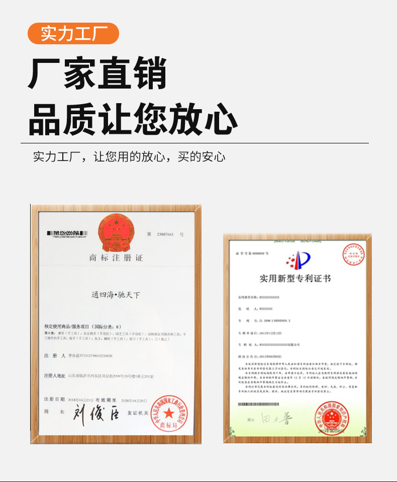 新型套塑柄两用活扳手