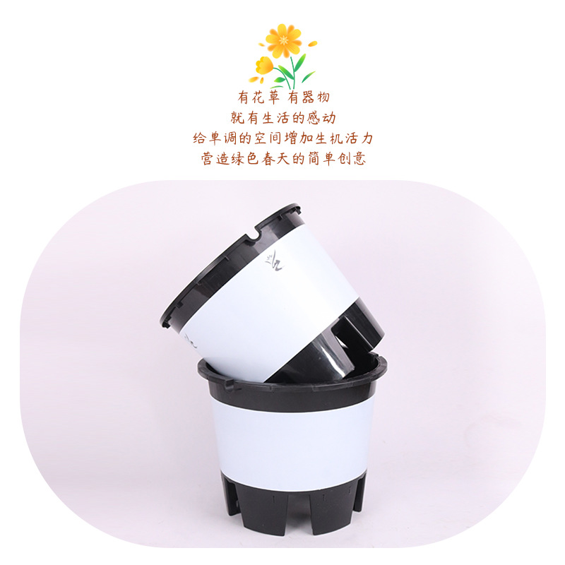 蓝莓专用盆,大号30升侧排孔控根圆形花盆,绿植花卉种植塑料花盆