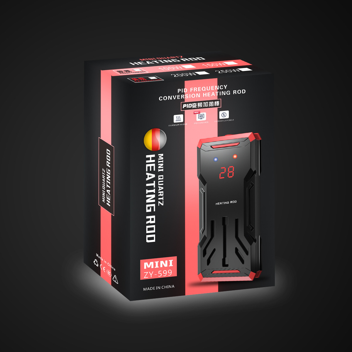 ZY-599迷你钛片加热棒盒子