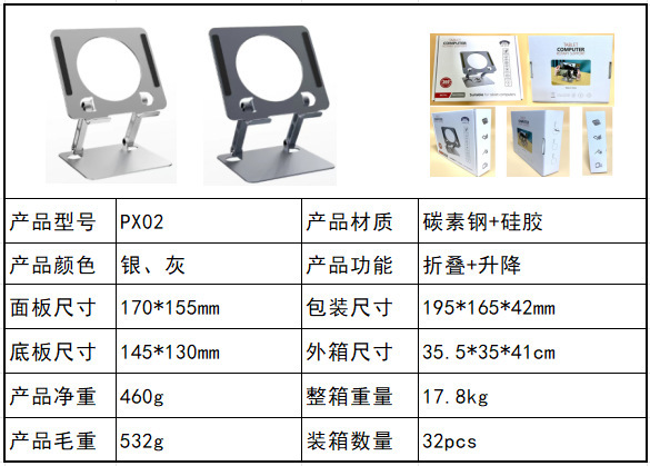 PX02装箱资料
