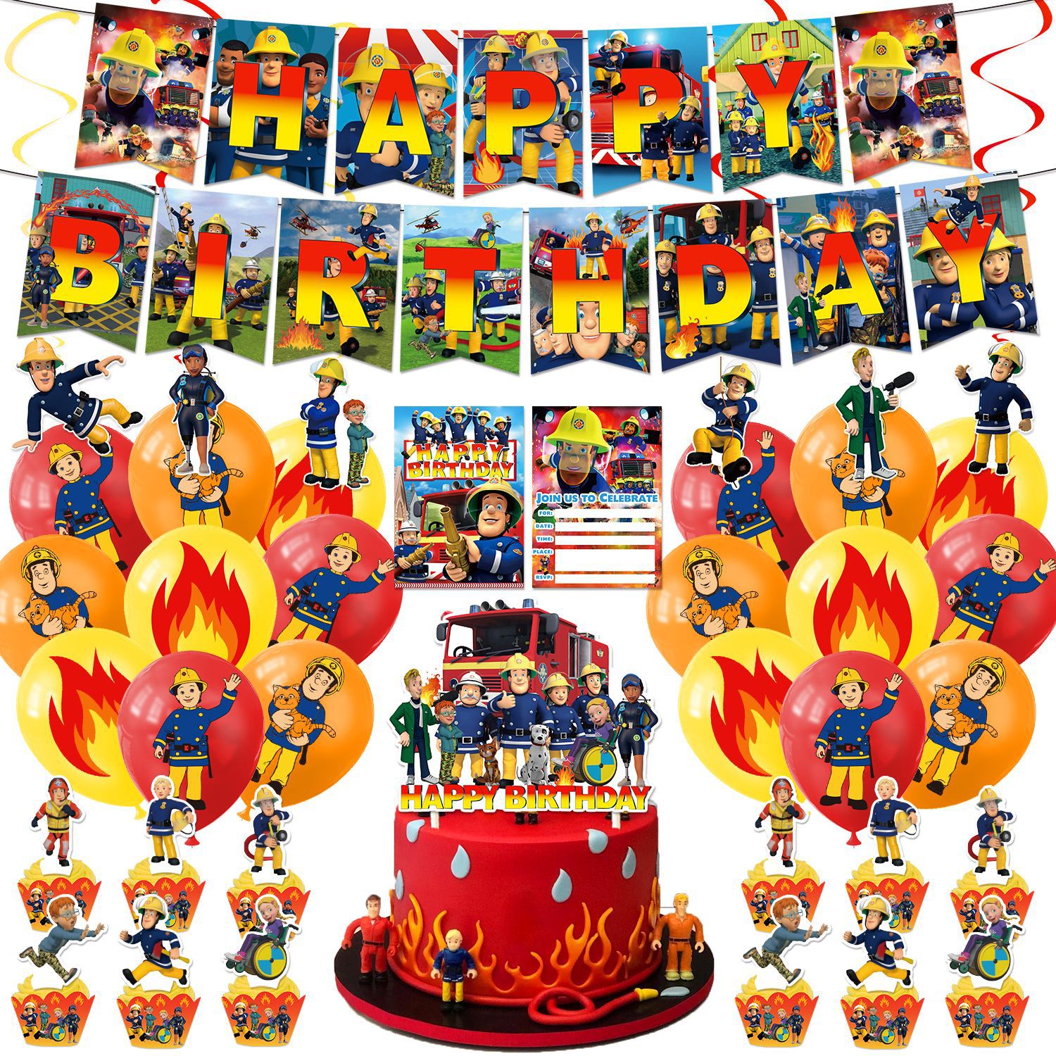 YLB消防员山姆主图+螺旋+吊卡