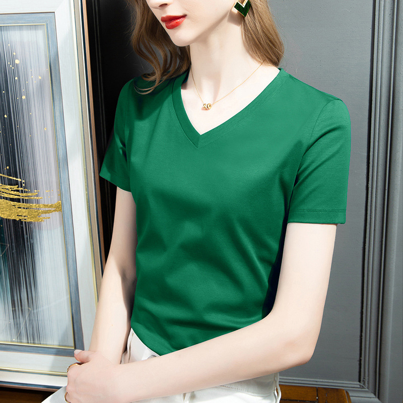 SKU17_主要颜色(流行绿V领)