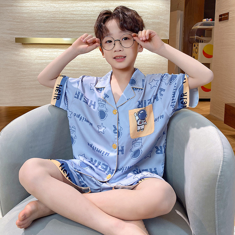 复制_儿童睡衣男童夏季双短套装冰丝薄款中大童空.jpeg