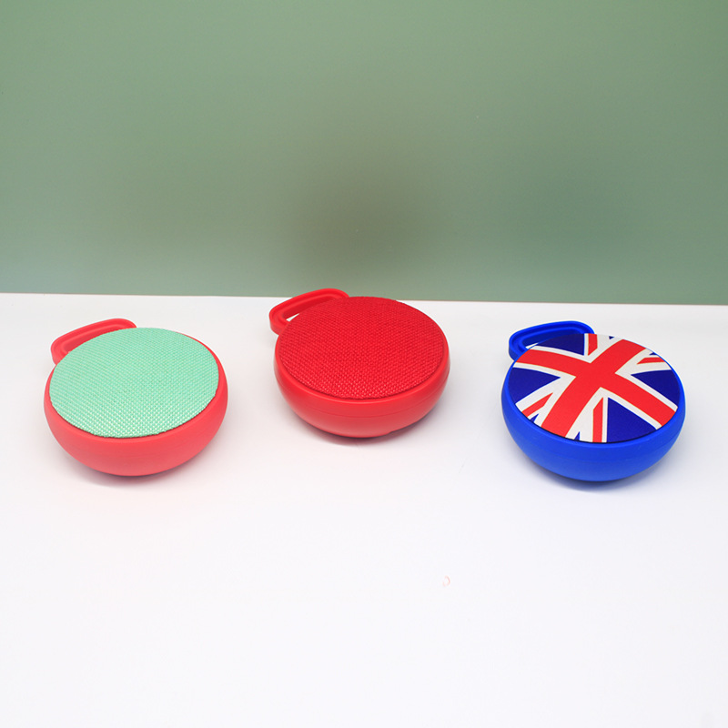 新款礼品无线蓝牙音箱布艺迷你便携式小钢炮音箱低音炮蓝牙小音响