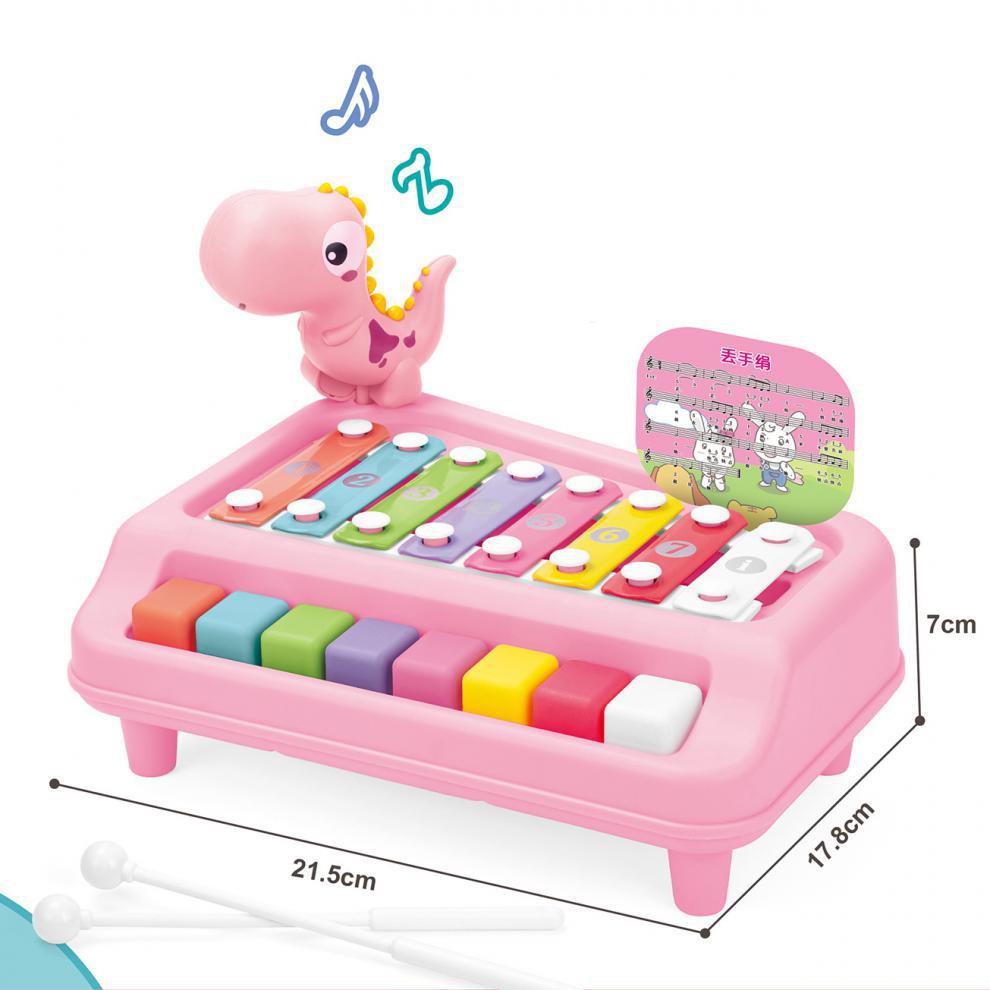 商品详情图_婴幼儿童益智小鸭小号8键八音手敲敲琴音乐器启蒙宝