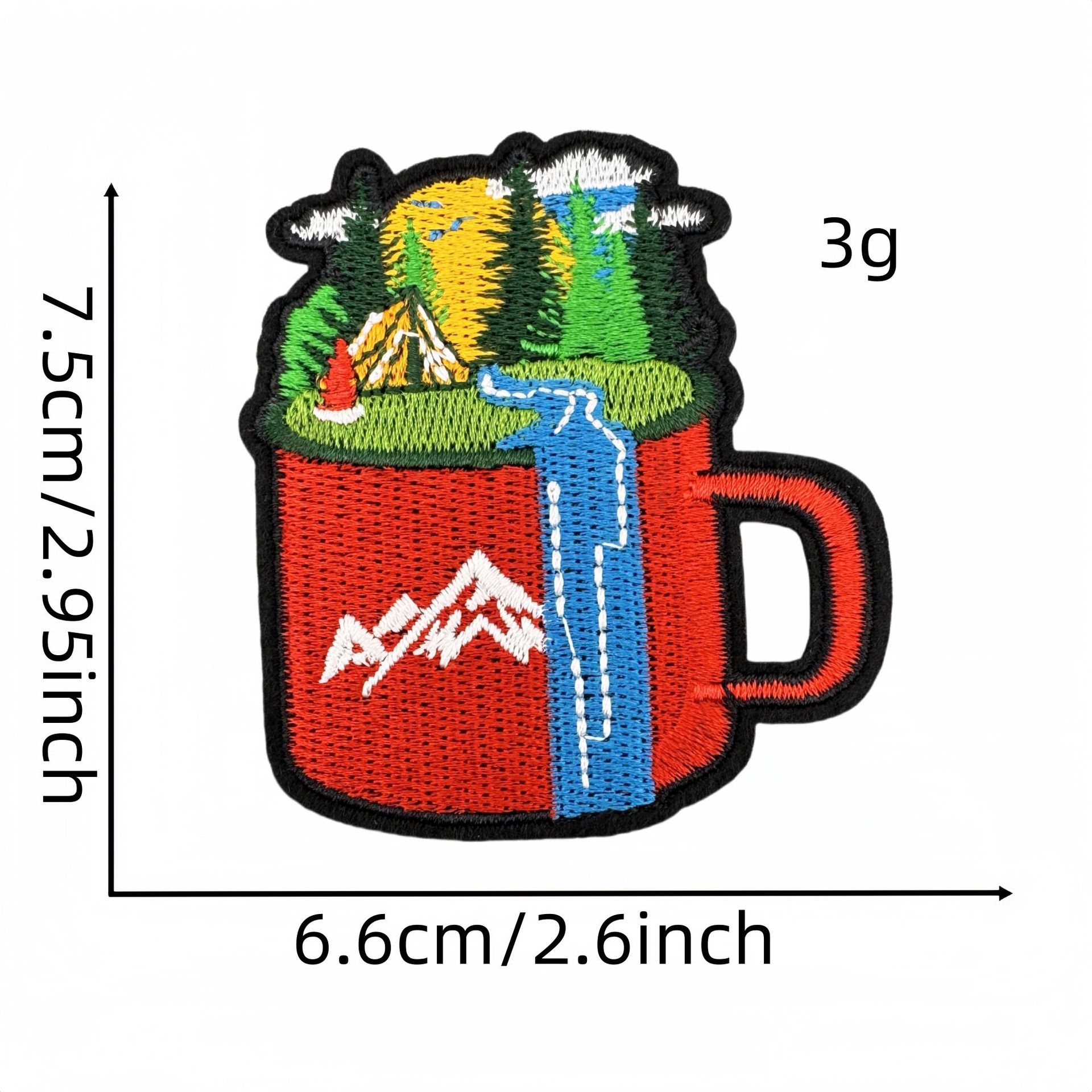 户外风景布贴6#