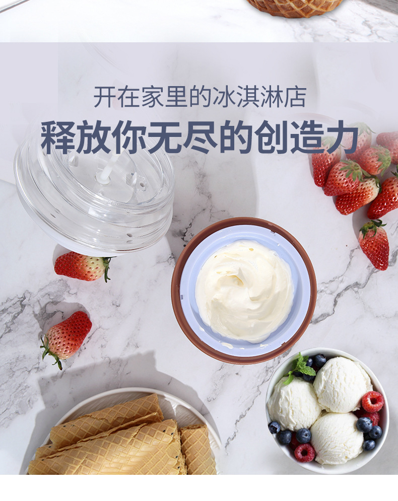 冰淇淋机家用自制做