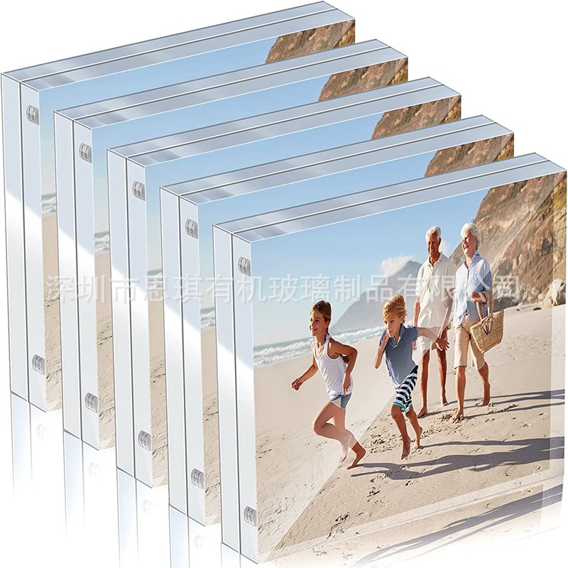 源头实力工厂现货供应平台热销亚克力强磁相框
