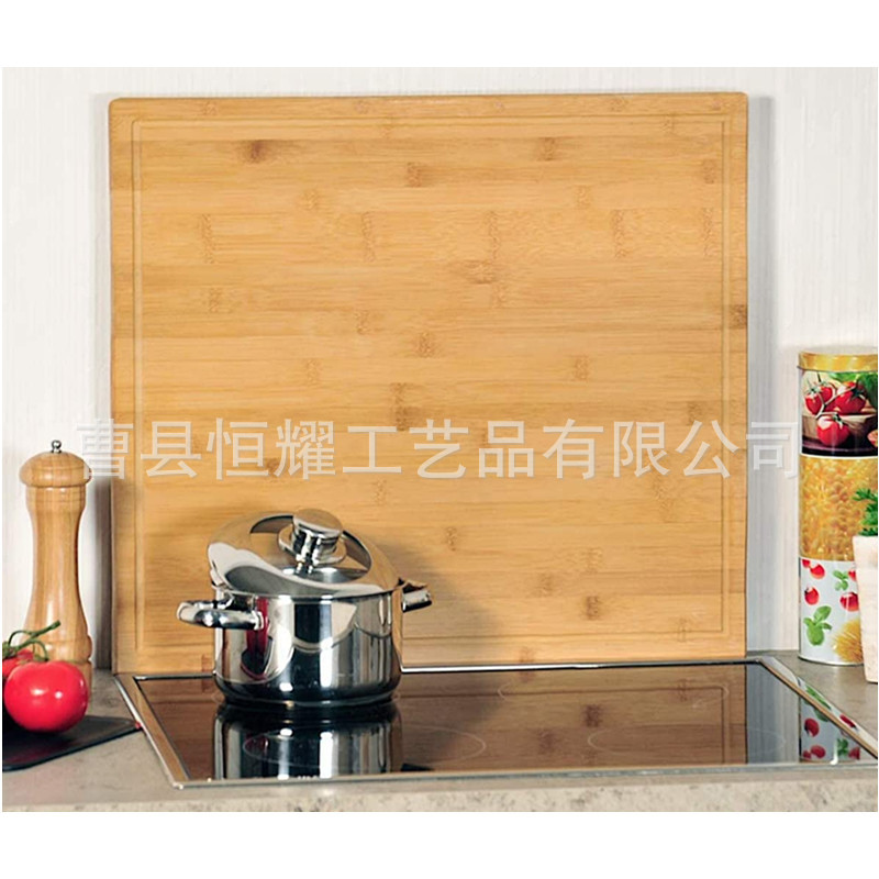 竹制砧板家用厨房炉盖板台面加大揉面案板带木腿牛排披萨板可定制