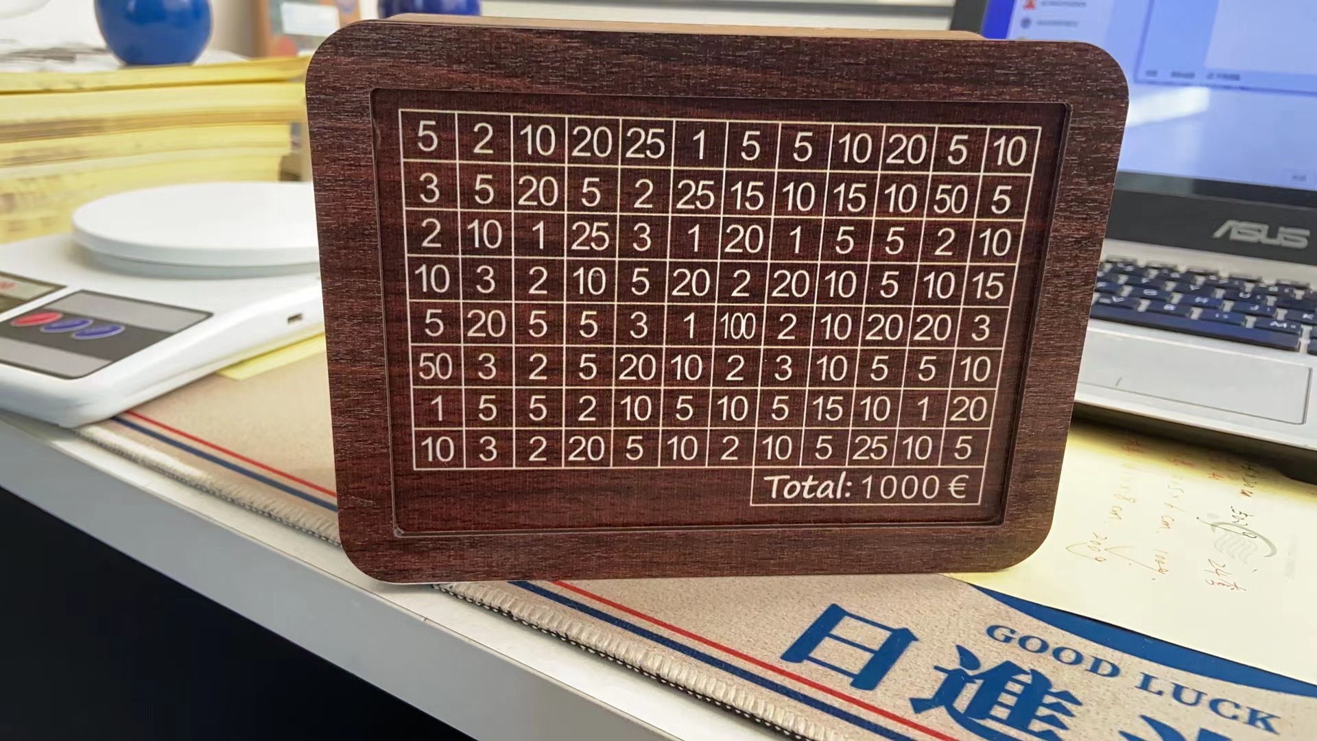 儿童木质存钱罐