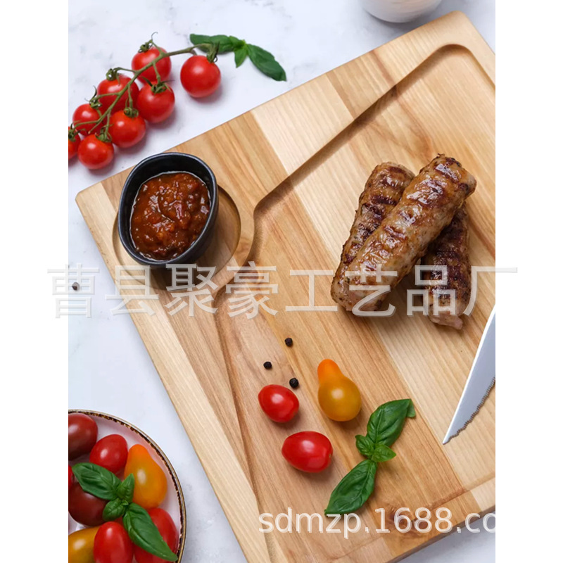木质创意托盘橡木砧板寿司盘薯条炸鸡木盘实木披萨奶酪托盘批发