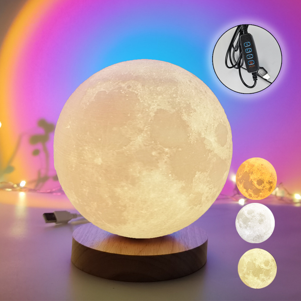 圆木底灯三色调光基础款非旋转