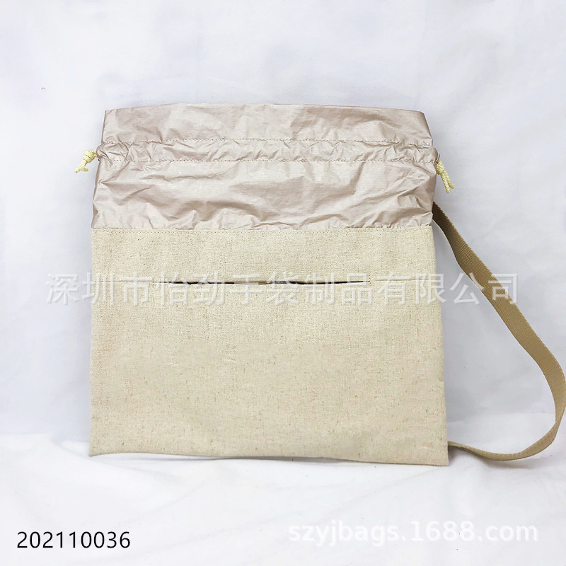 帆布 杜邦纸单肩包