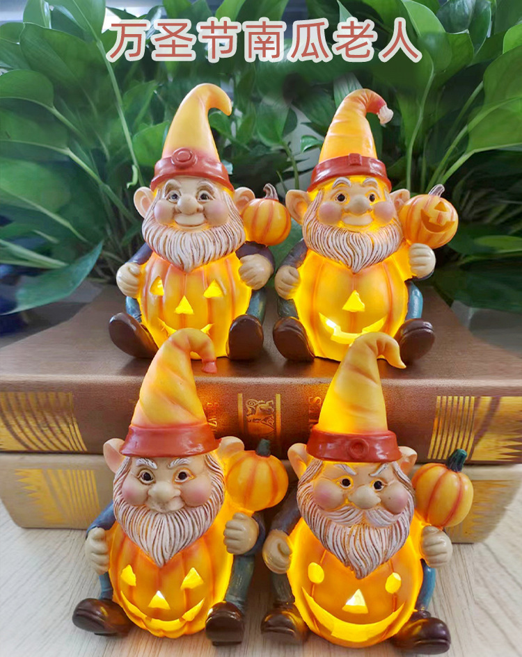 南瓜雕像灯