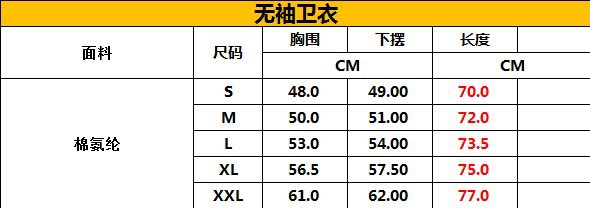 205最新尺寸表