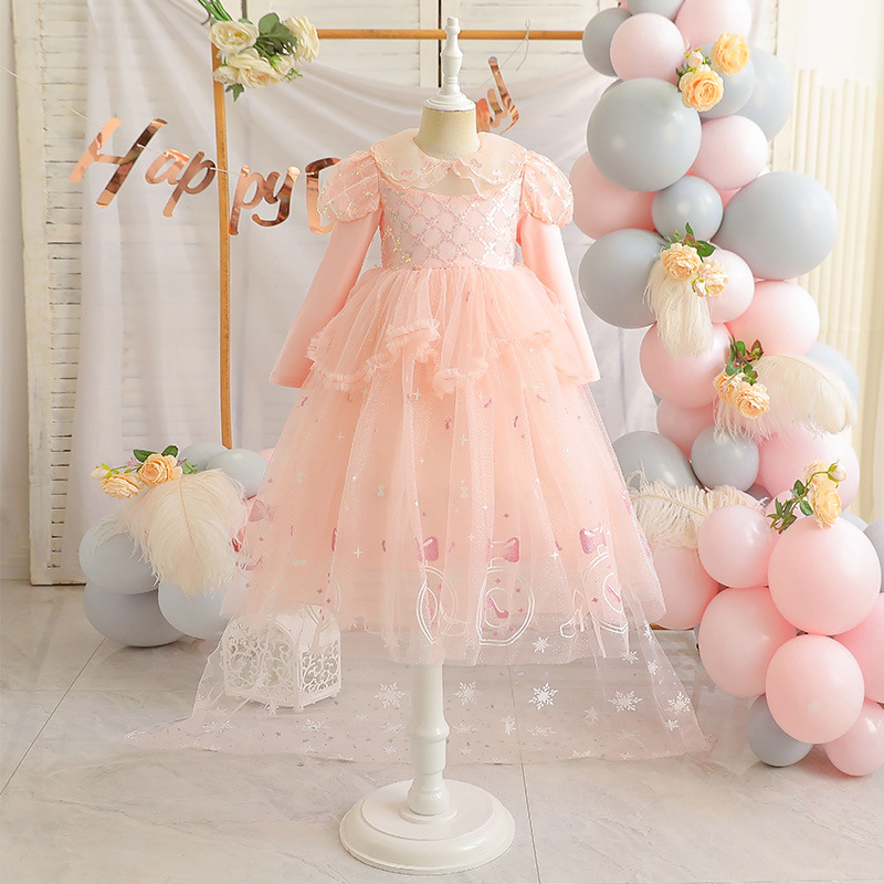 9104#粉色-规格图-单裙