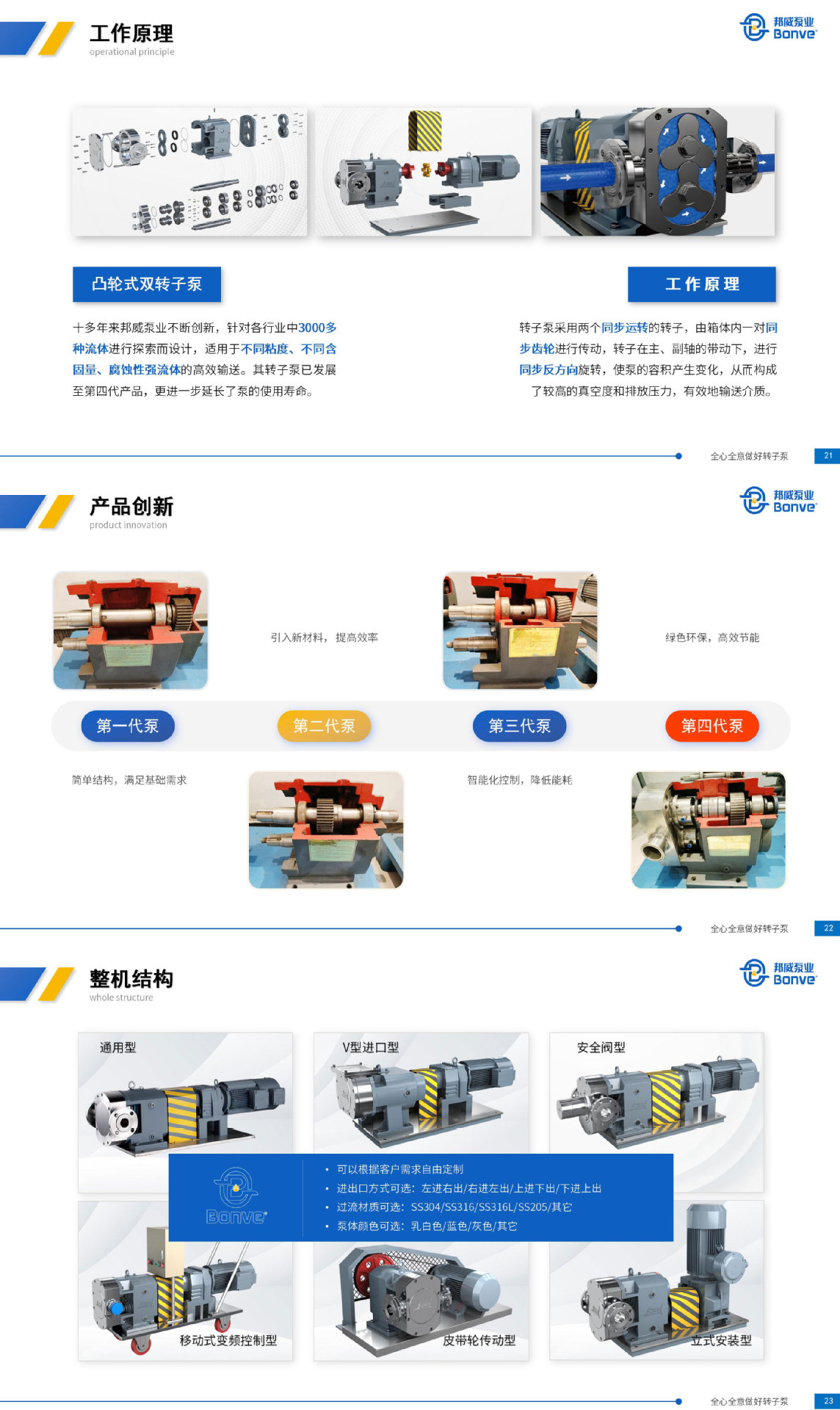 邦威转子泵凸轮泵巧克力泵和混合泵均质乳化泵生产厂家