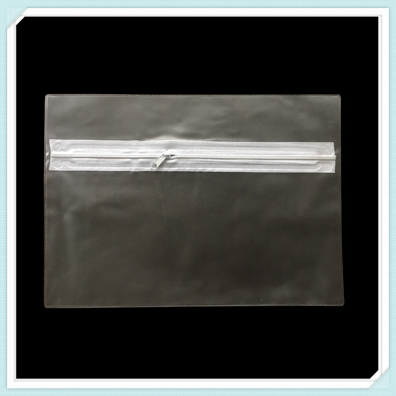 厂家批发磨砂PVC笔袋 塑料薄膜PVC包装袋 PVC拉链收纳