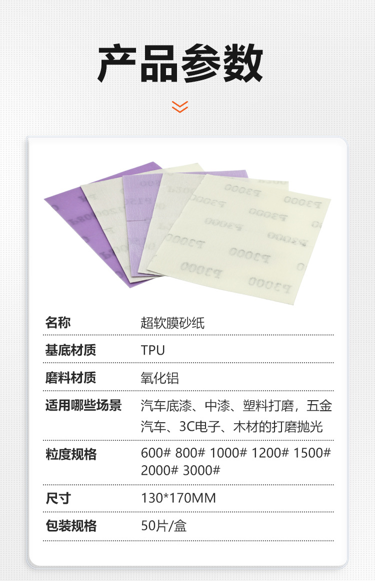 TPU超软膜砂纸