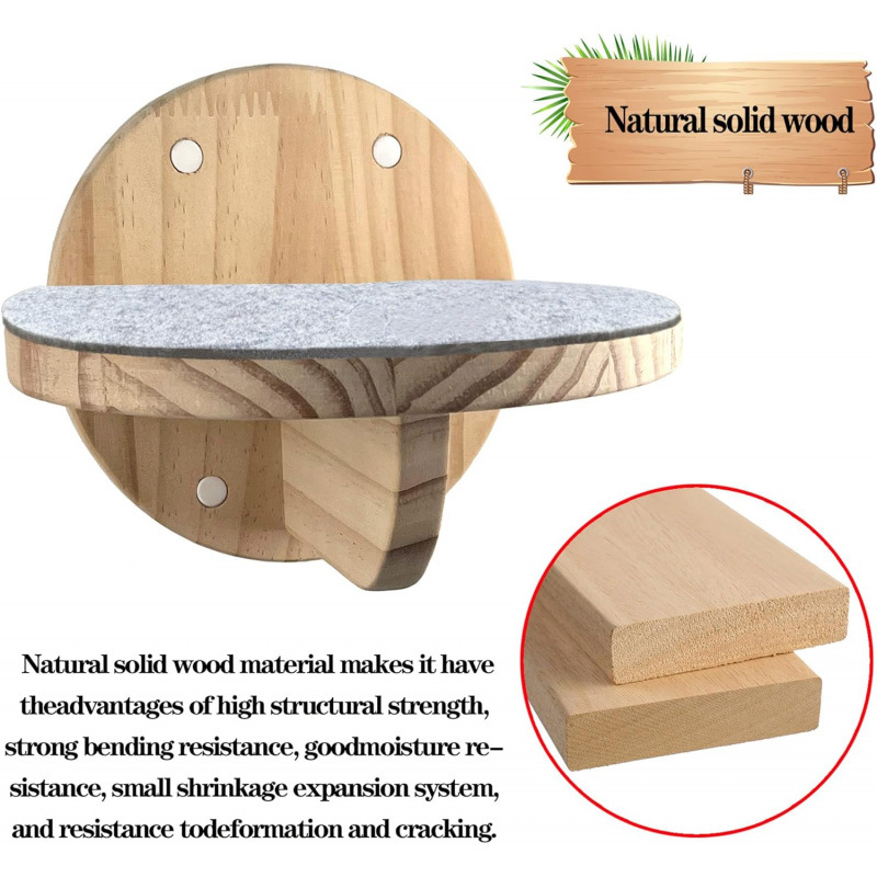 2 PCS Cat Climbing Shelf Wall 